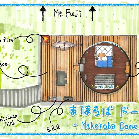 Retreat Camp Mahoroba Hotel Fujikawaguchiko Exterior photo